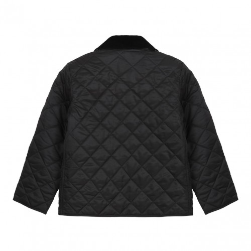 Black Quilted Barn Jacket