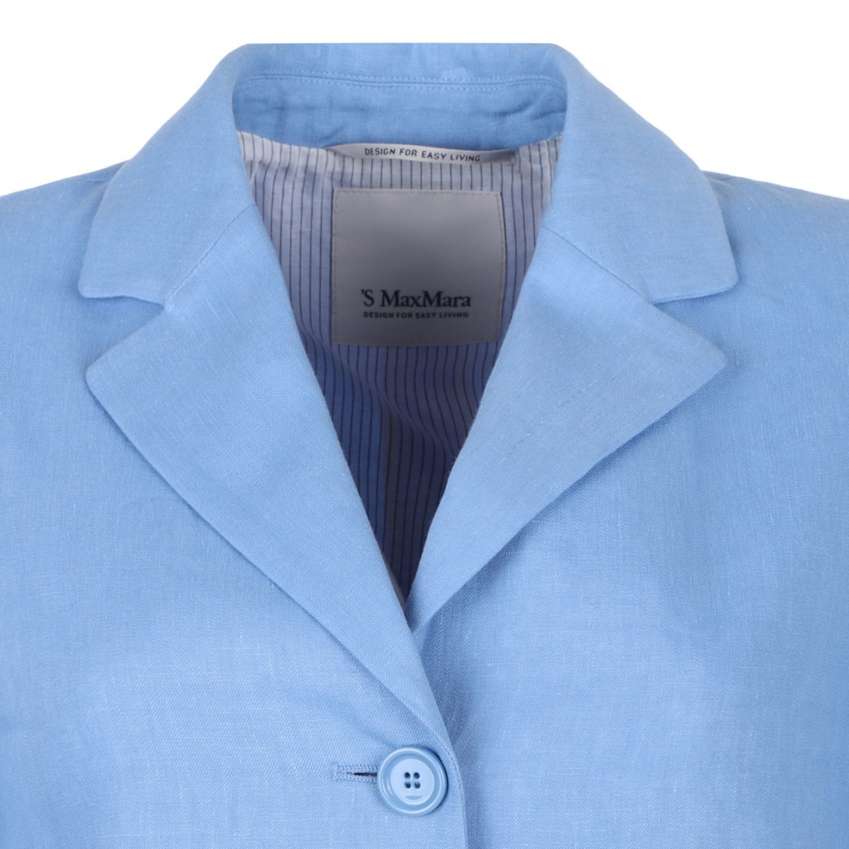 Blue Single Breasted Jacket