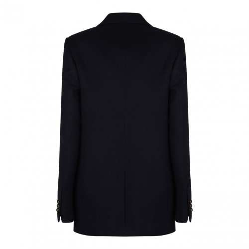 Navy Blue Wool Jacket