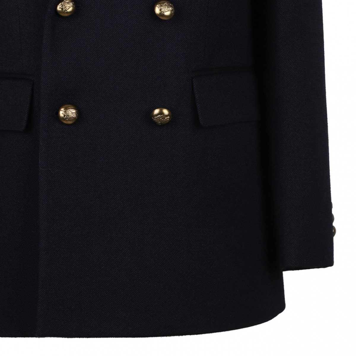 Navy Blue Wool Jacket