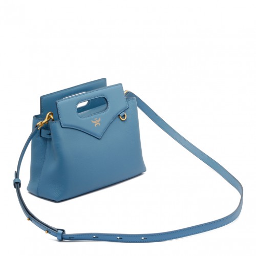 Blue Mini Soft Diamond Tote Bag