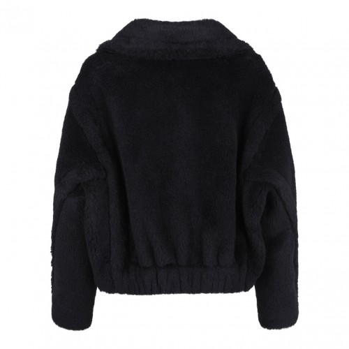 Black Oggeri Teddy Bear Coat