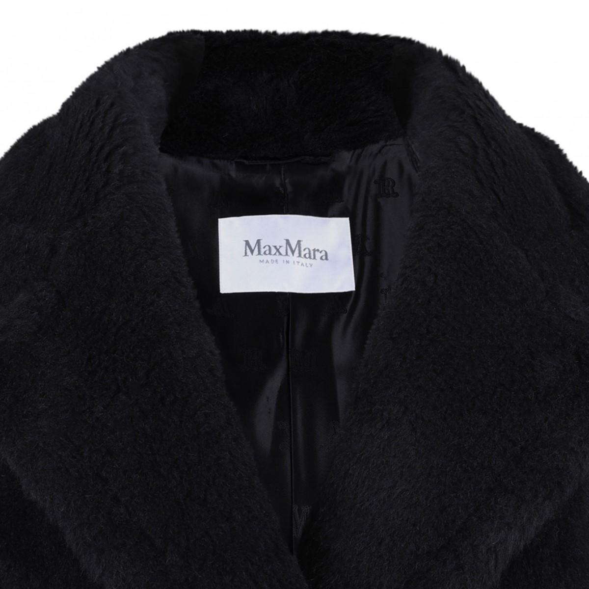 Black Oggeri Teddy Bear Coat