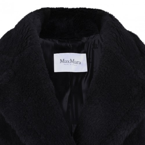 Black Oggeri Teddy Bear Coat