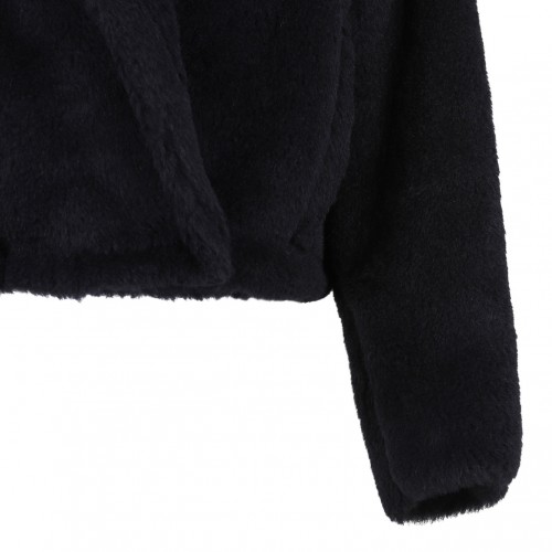 Black Oggeri Teddy Bear Coat