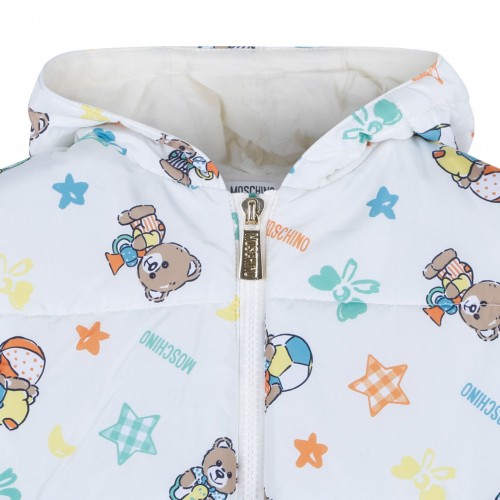 Teddy Bear Print Jacket