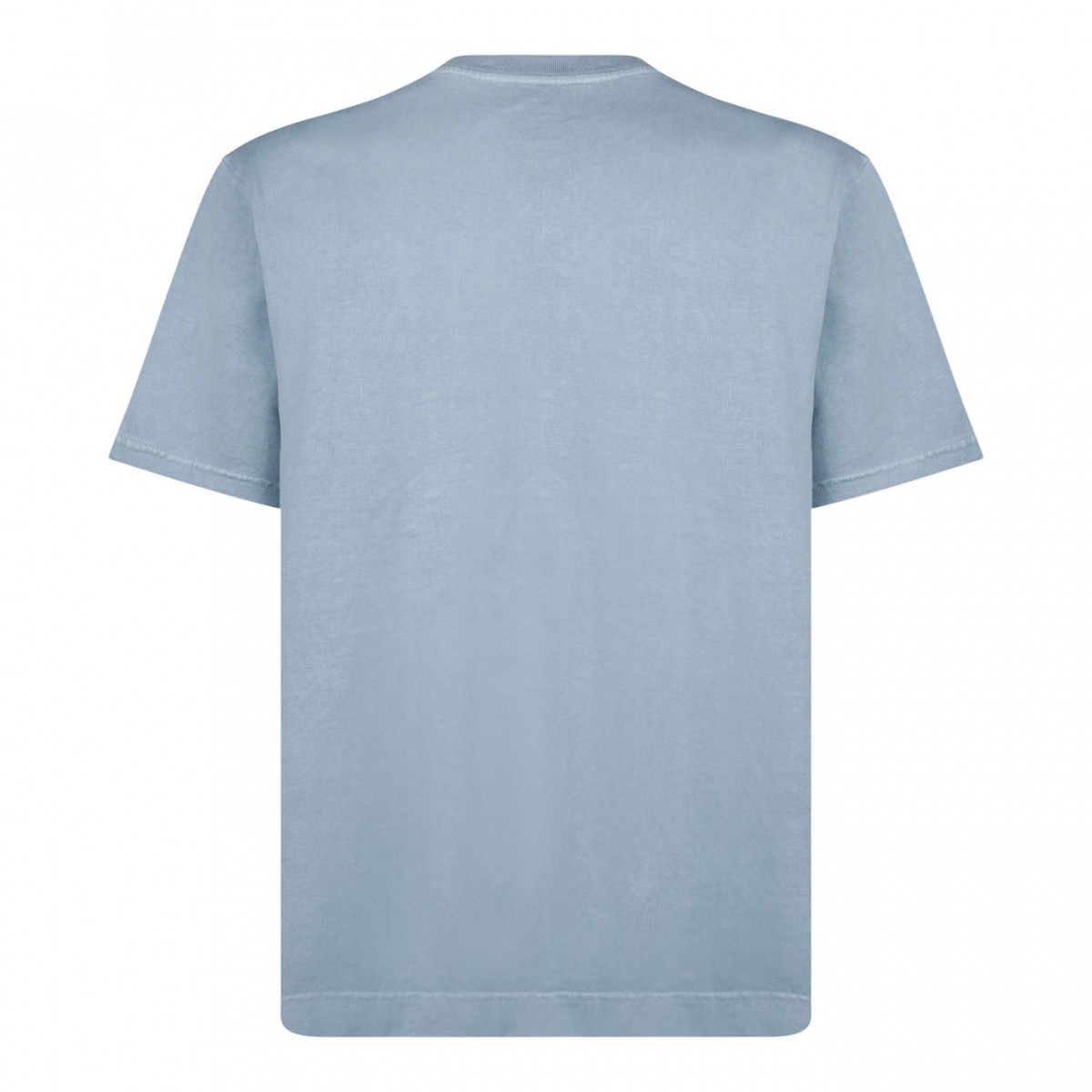 Illusion Blue Crew-Neck T-shirt
