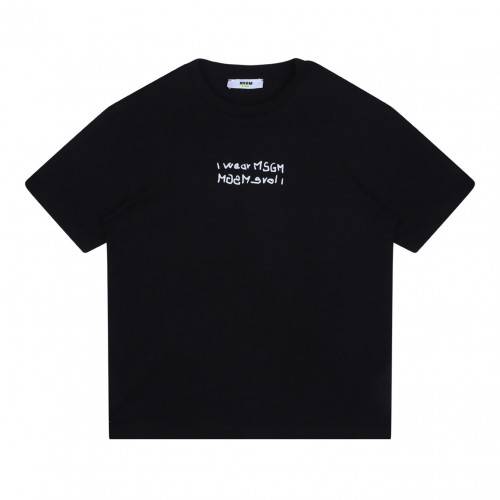 Black Logo Print T-Shirt