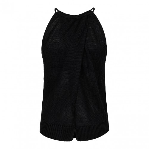 Black Linen Top 2