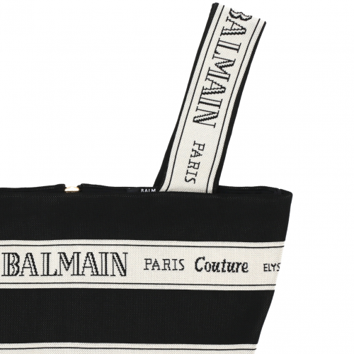 Black Jacquard Crop Top