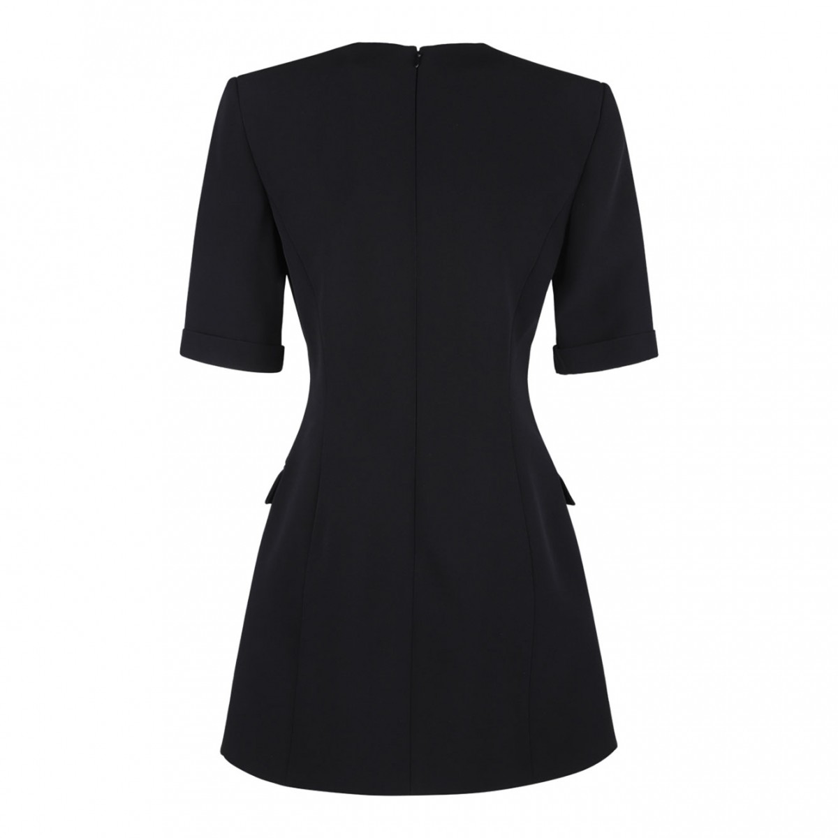 Black Tailored Minidress