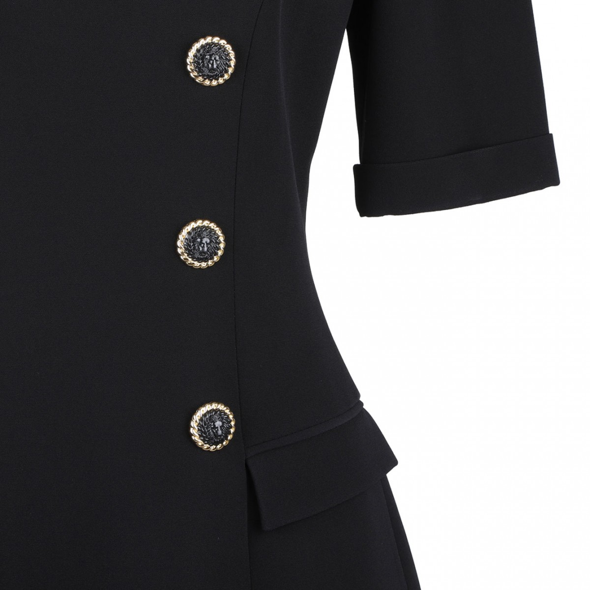 Black Tailored Minidress