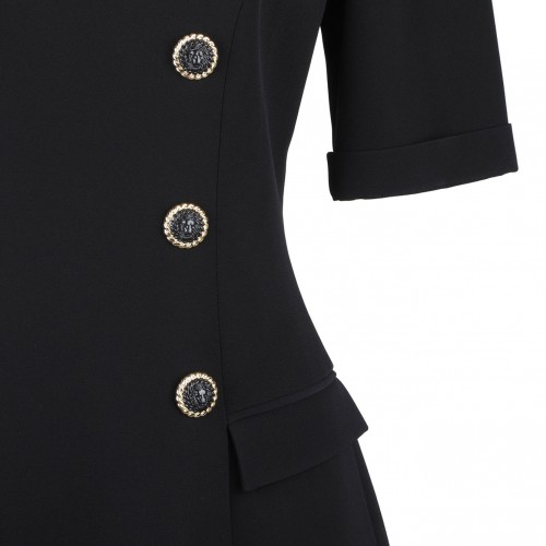 Black Tailored Minidress