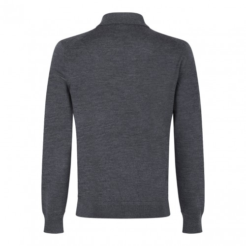 Dark Grey Wool Jumper 2