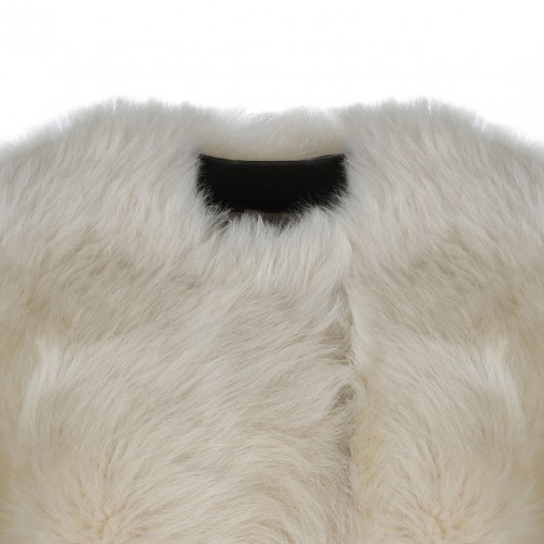 Illustration Shearling Coat