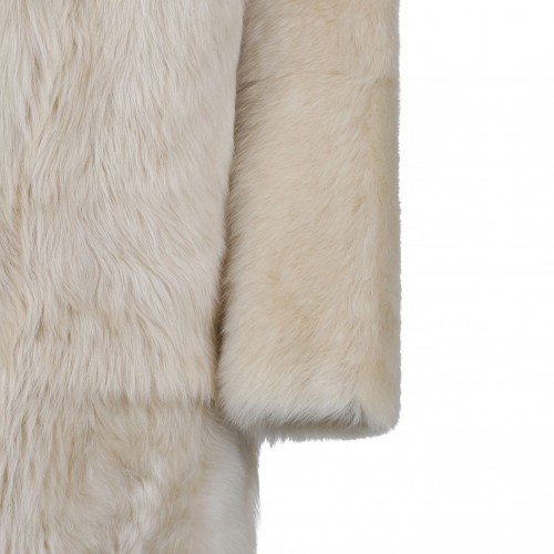 Illustration Shearling Coat