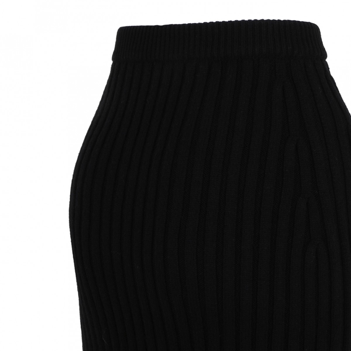 Black Knit Skirt