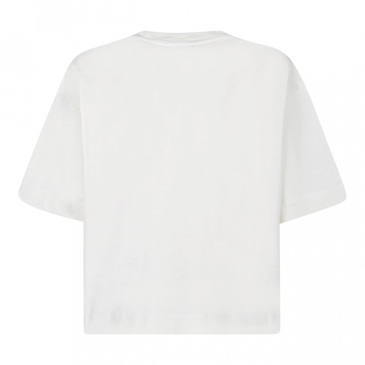 Apparel Cream Cropped T-Shirt