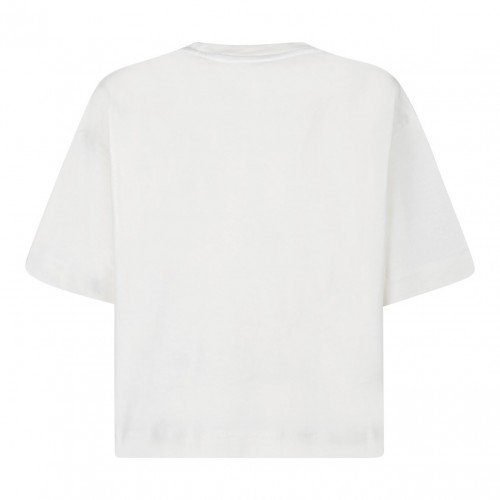 Apparel Cream Cropped T-Shirt
