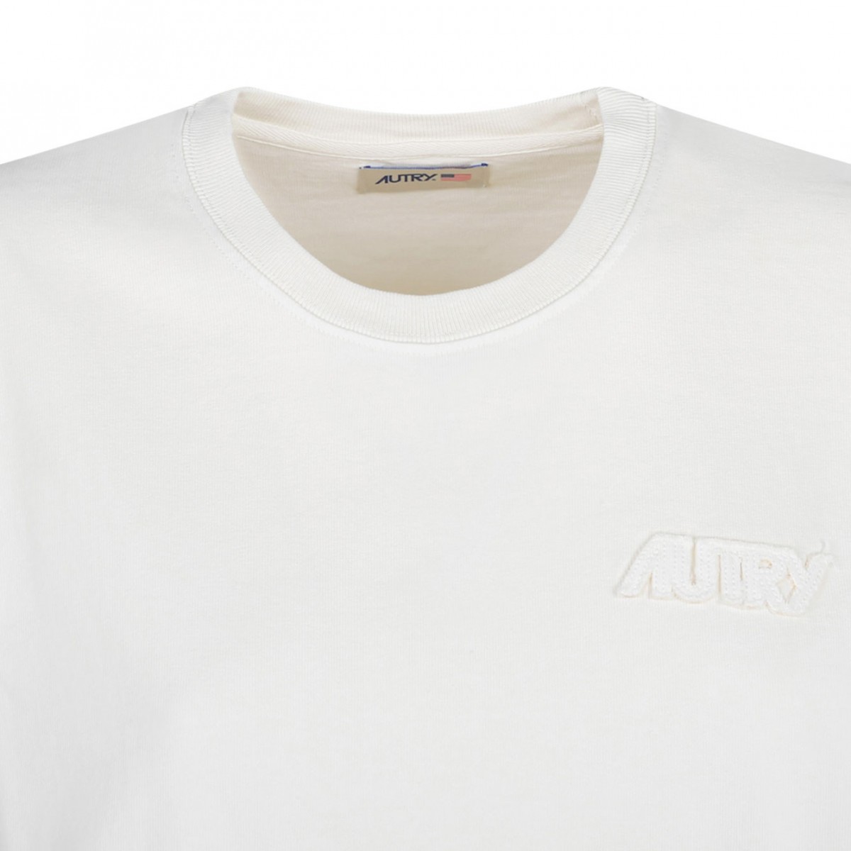 Apparel Cream Cropped T-Shirt