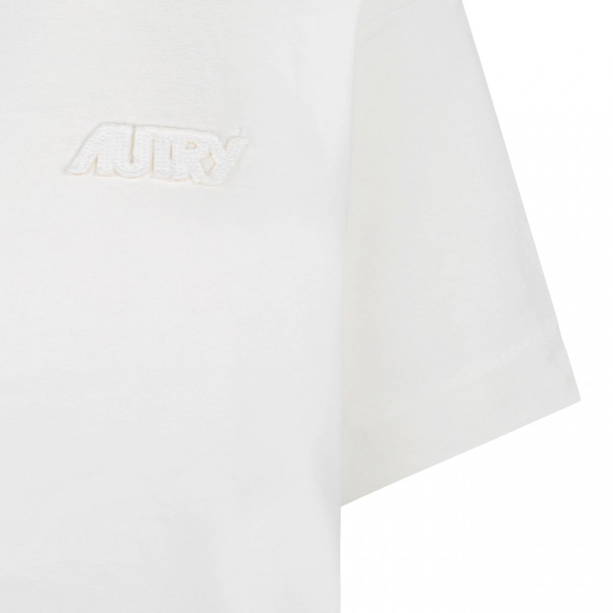 Apparel Cream Cropped T-Shirt
