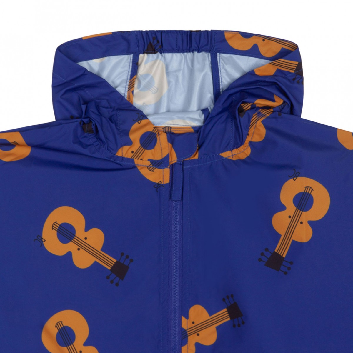 Guitar Print Raincoat