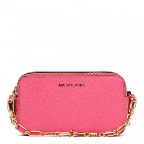 Michael Kors Pink Small Jet Set Crossbody Bag