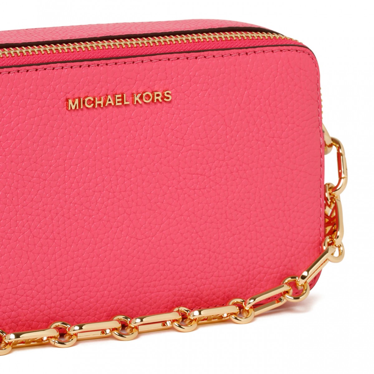 Michael Kors Pink Small Jet Set Crossbody Bag