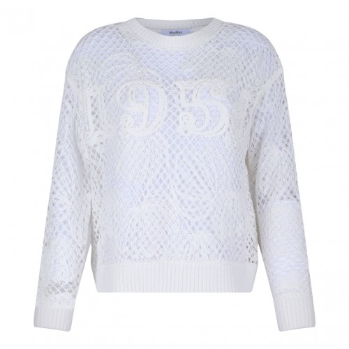 White Farea Sweater