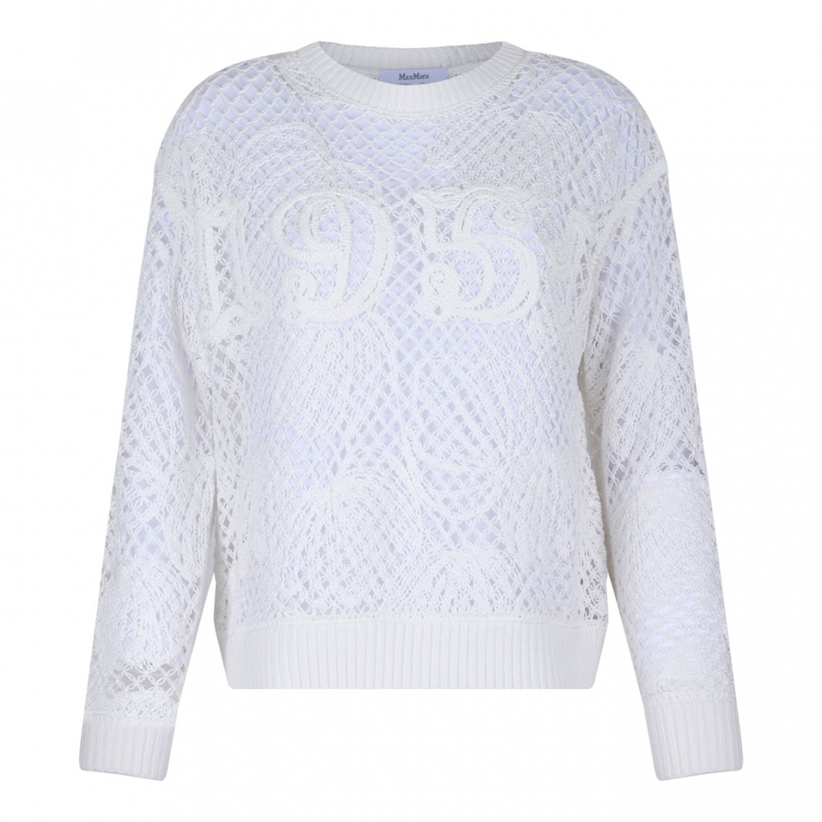White Farea Sweater