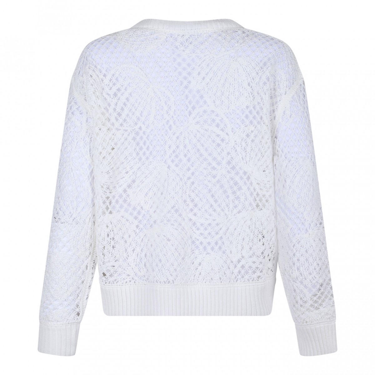 White Farea Sweater