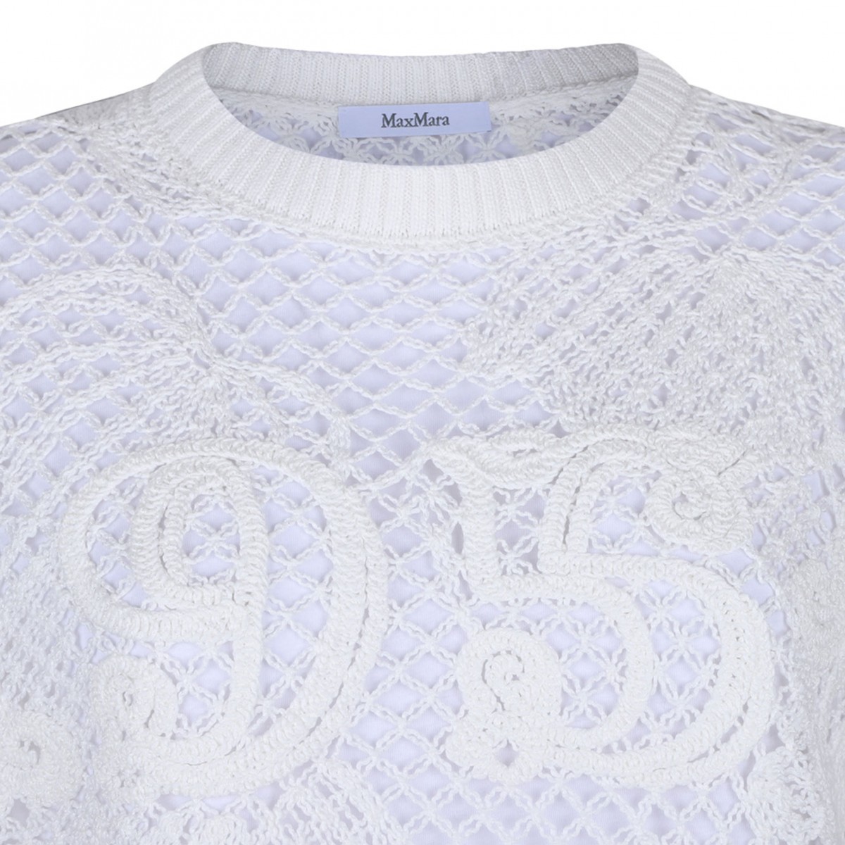White Farea Sweater