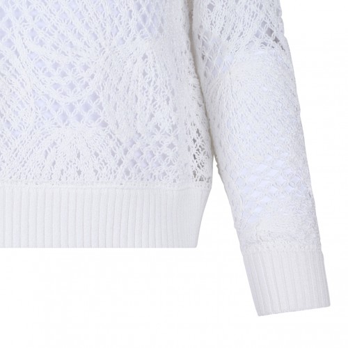 White Farea Sweater