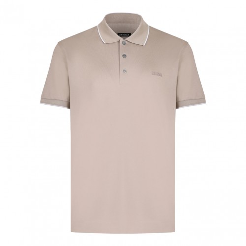 Light Taupe Polo Shirt