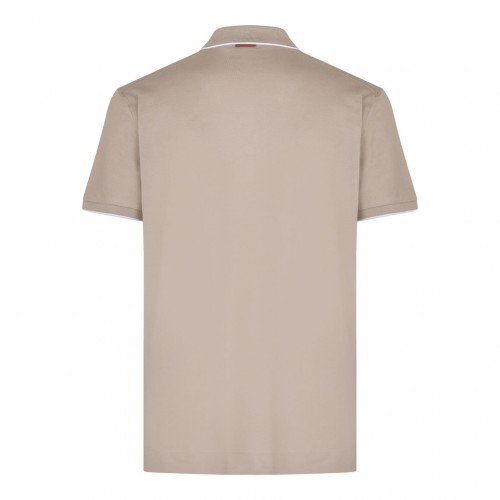 Light Taupe Polo Shirt 2