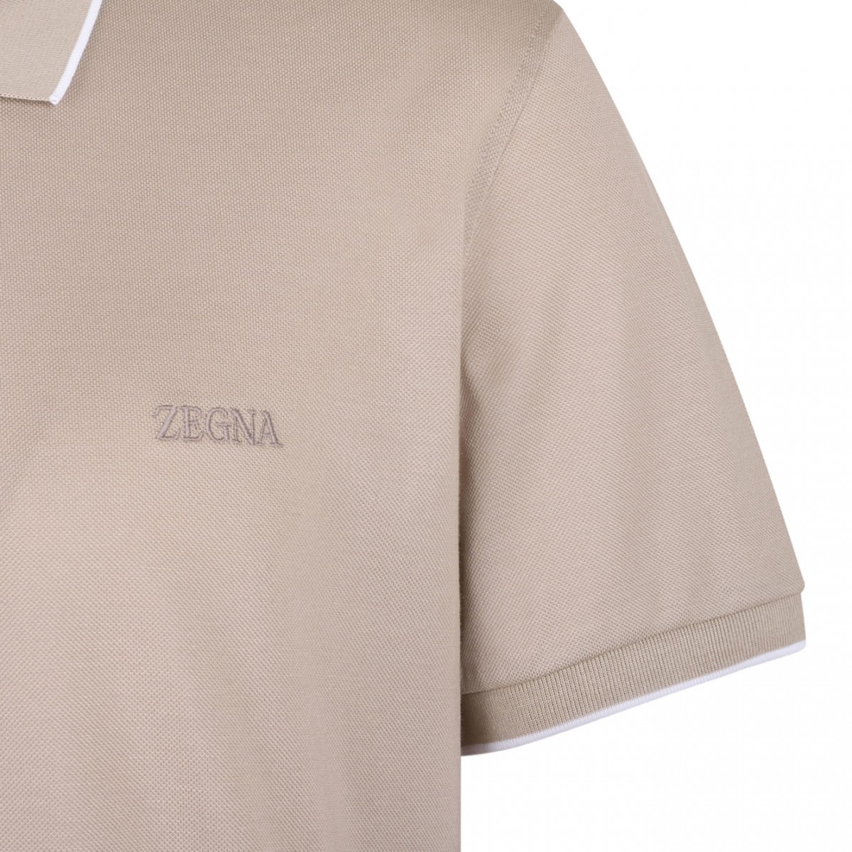 Light Taupe Polo Shirt