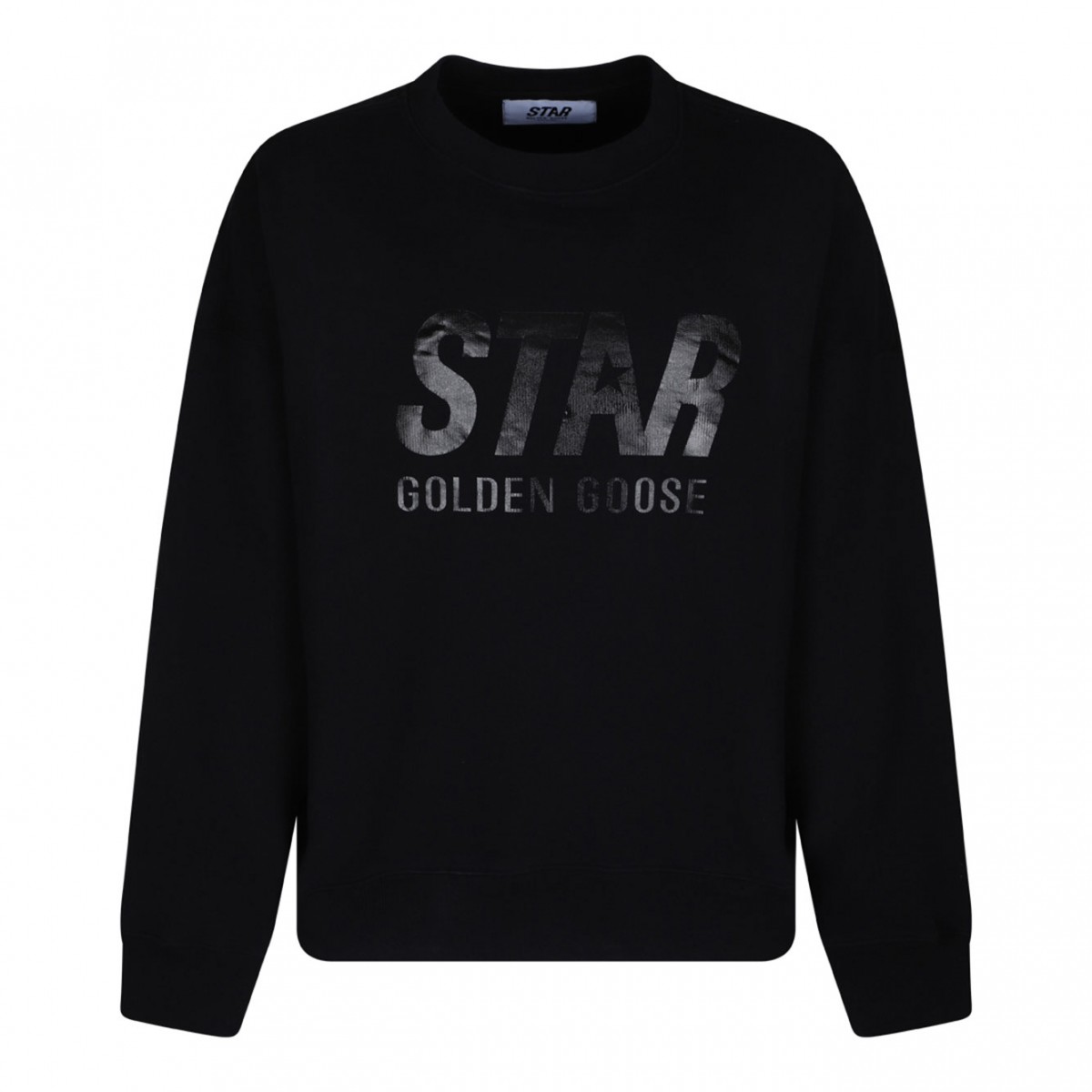 Black Logo Print Sweatshirt
