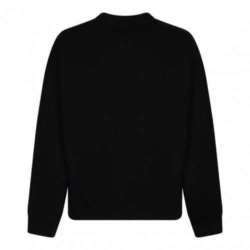 Black Logo Print Sweatshirt