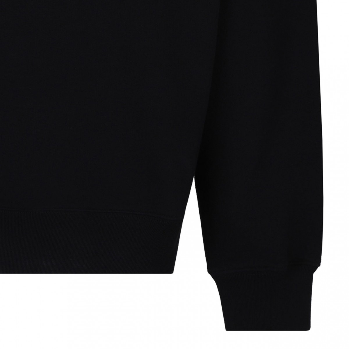 Black Logo Print Sweatshirt
