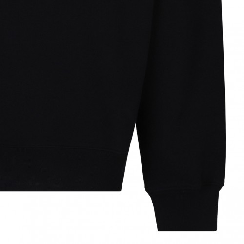 Black Logo Print Sweatshirt
