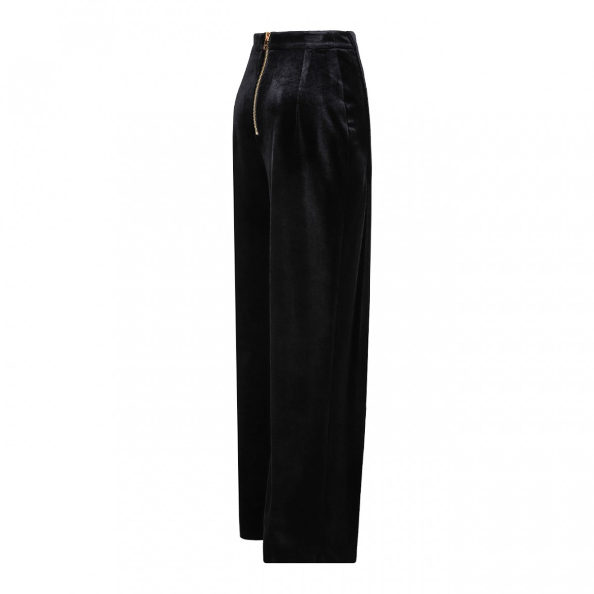 Black Velvet Trousers