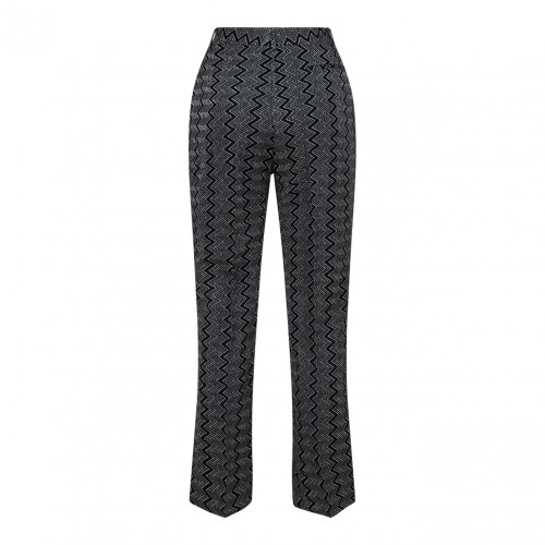 Black and Silver Crop Pants 2