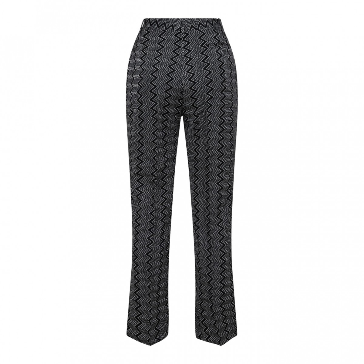 Black and Silver Crop Pants