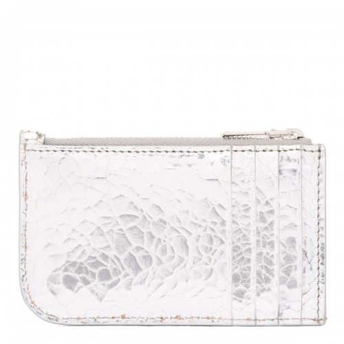 Silver Sling Zip Around Pouch 2