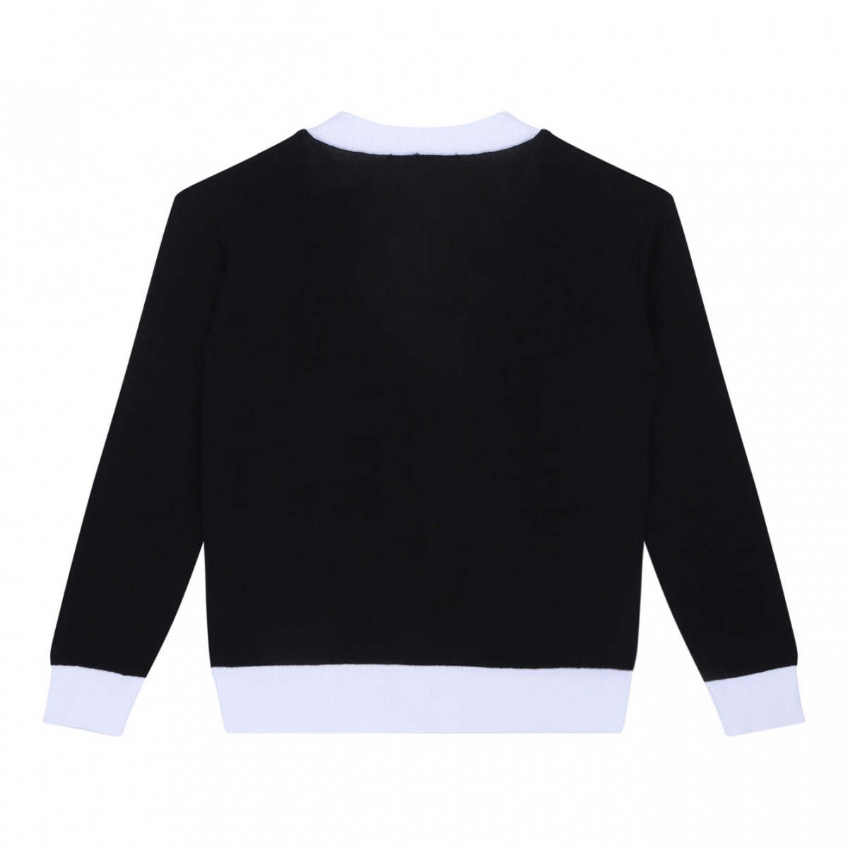 Black Two Tone Cardigan