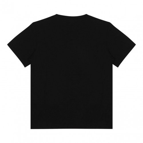 Black Embroidered Logo T-Shirt 2