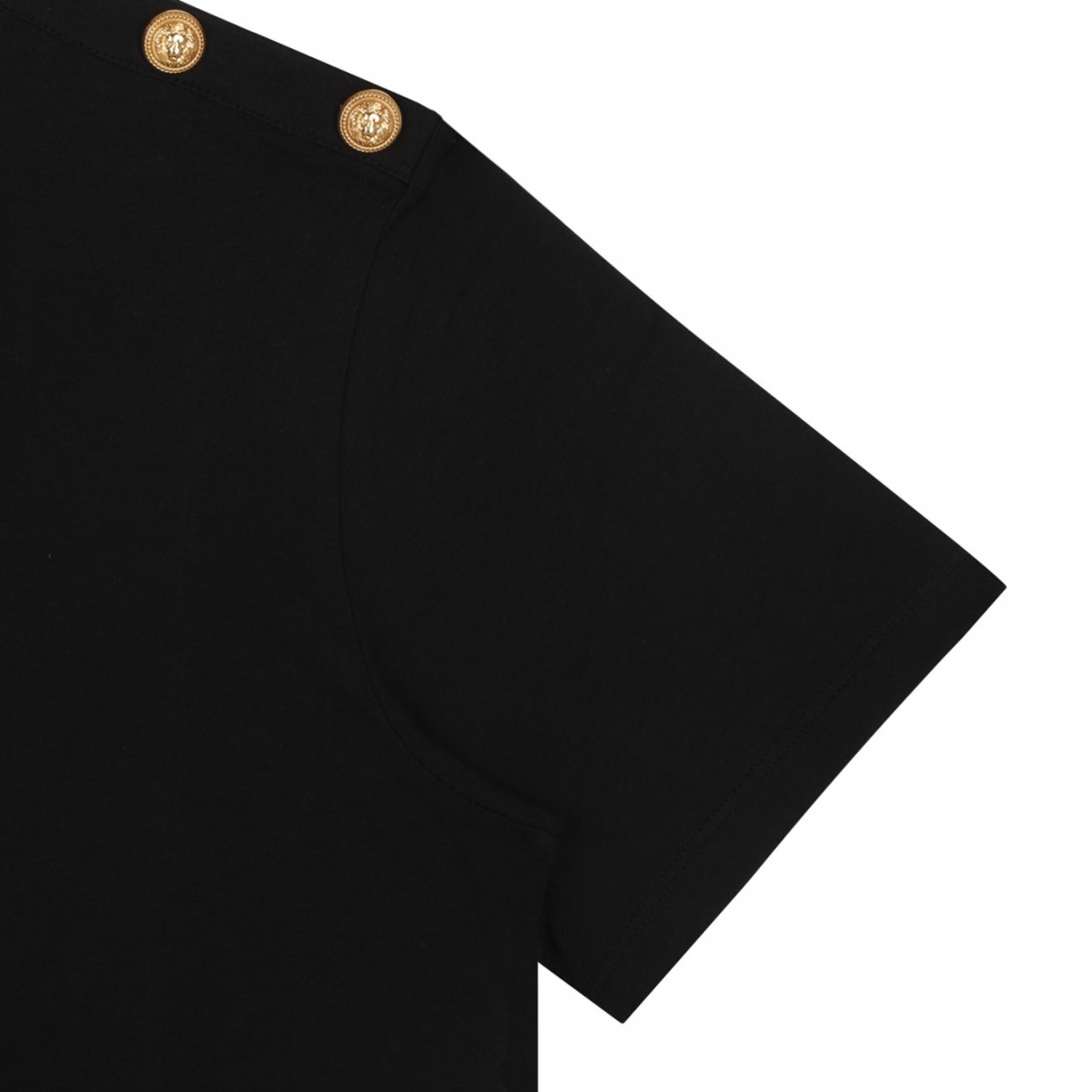 Black Embroidered Logo T-Shirt