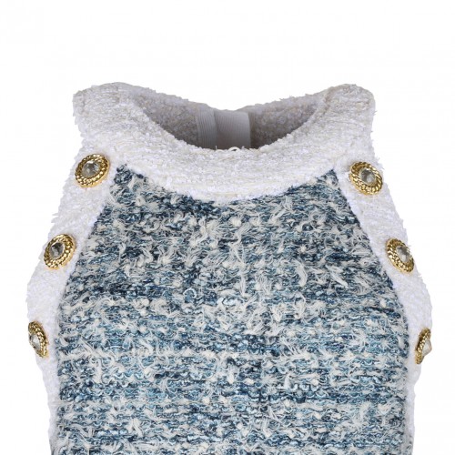 Fringed Tweed Minidress