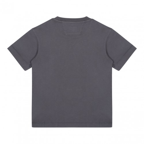 Grey Logo Print T-Shirt