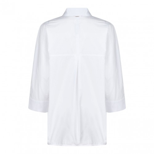 White Delfina Popeline Shirt
